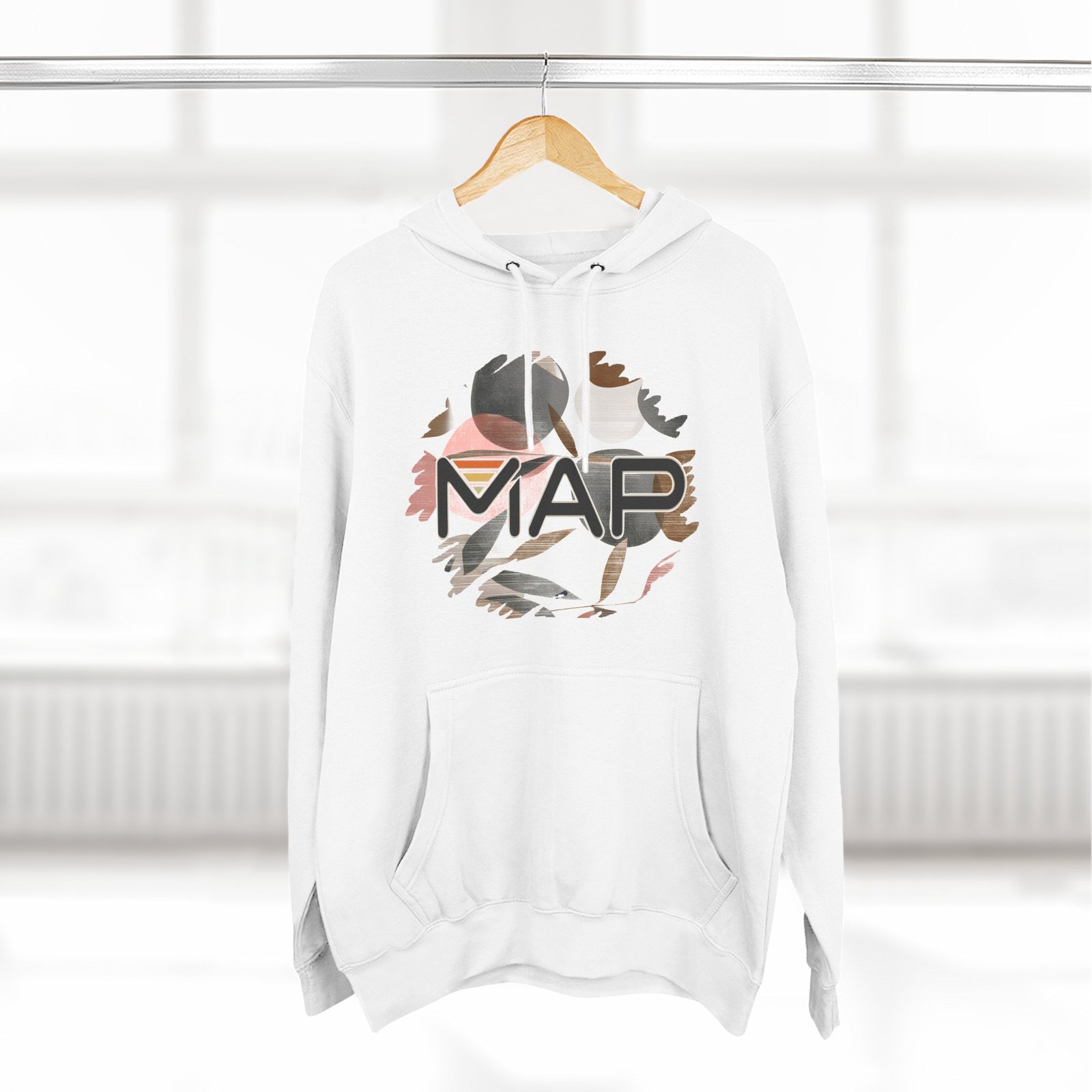 Three-Panel Fleece Hoodie - Image 4