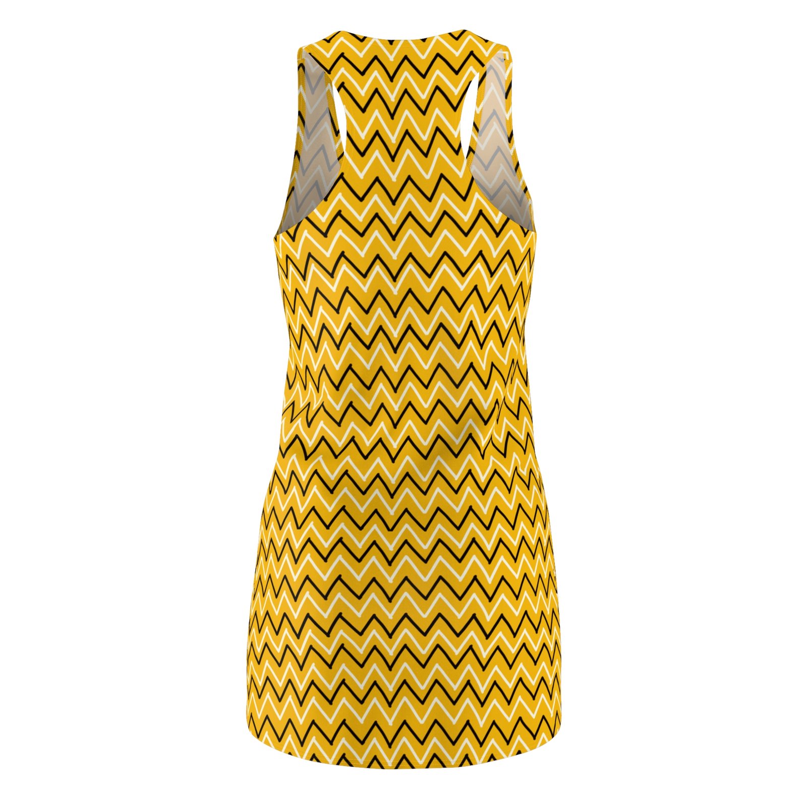 Vibrant Chevron Women's Racerback Dress, Casual Summer Dress, Beachwear, Party Outfit, Gift for Her - Image 2