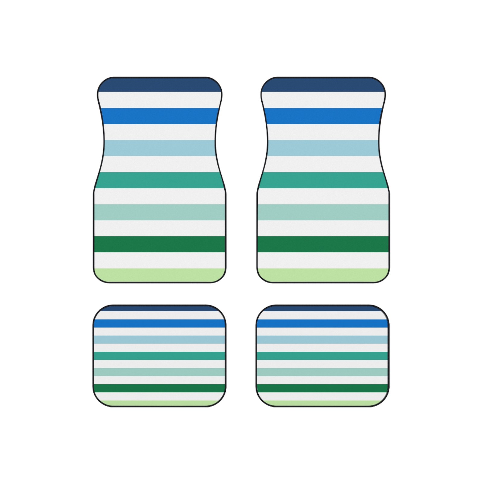 Stylish Car Mats (Set of 4) | Decorative Floor Mats for Cars, All-Weather Carpet, Auto Accessories, Vehicle Decor, Gift for Car Lovers