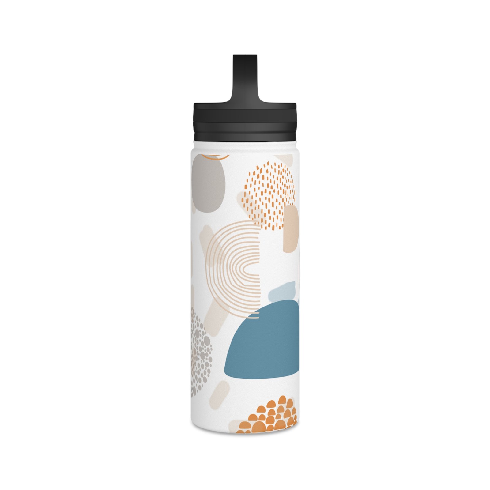 Modern Abstract Stainless Steel Water Bottle, Eco-Friendly Drinkware, Fitness Hydration, Travel Accessory, Unique Gift - Image 7