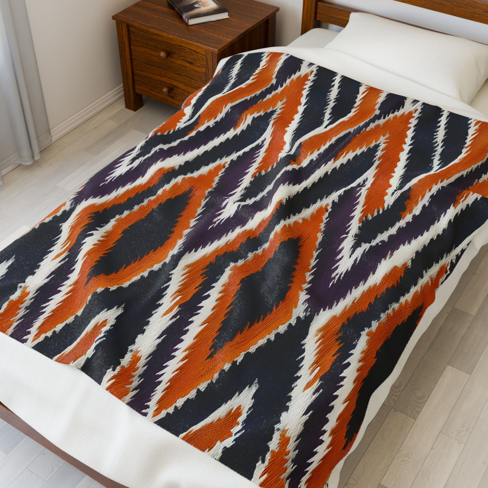 Cozy Velveteen Plush Blanket | Soft Throw for Home Decor, Gift for New Parents, Seasonal Comfort, Fall Decor, Warm Snuggle Accessory - Image 3