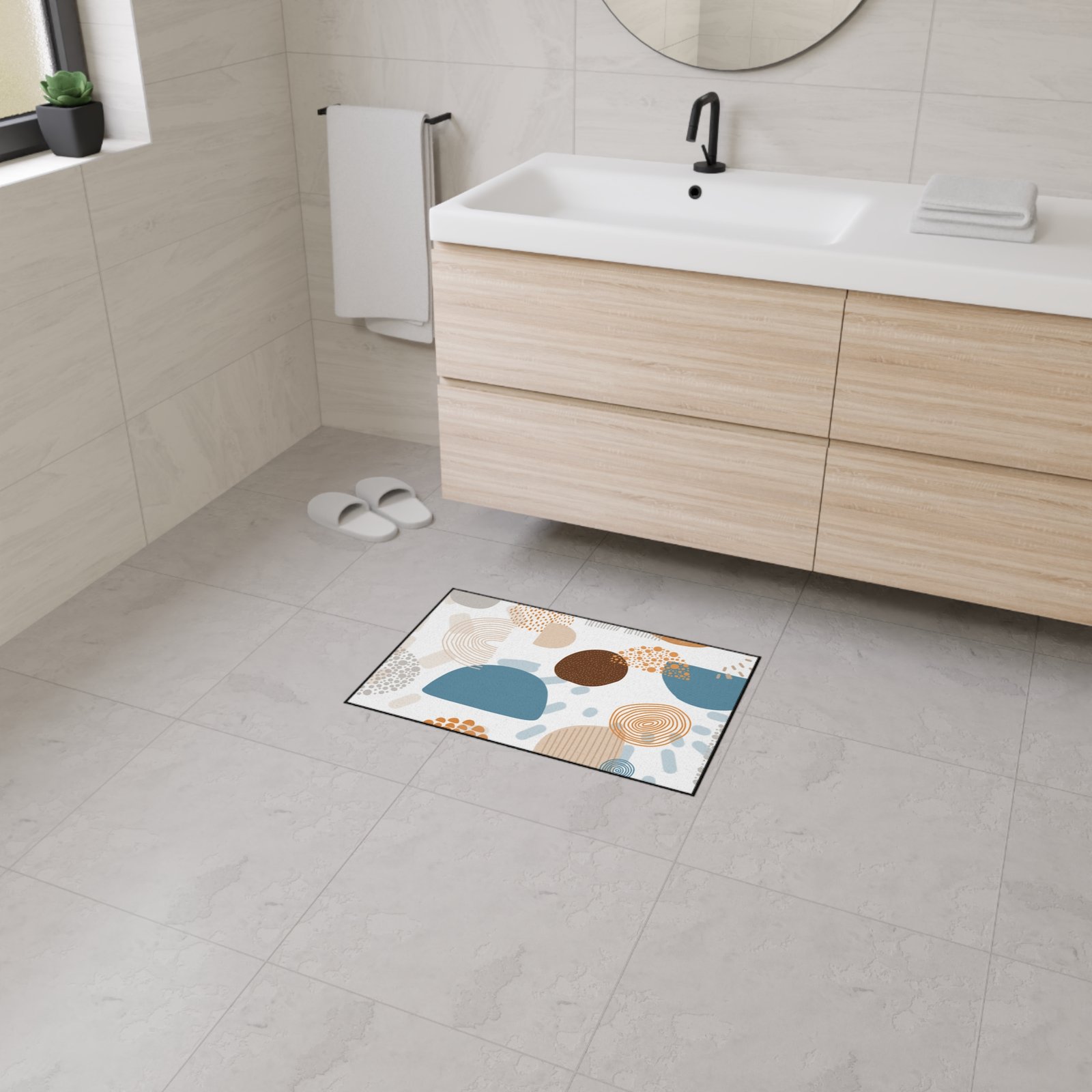 Stylish Heavy Duty Floor Mat - Durable Entryway Decor, Home Kitchen Mat, Non-Slip Area Rug, Modern Design, Versatile Indoor Use - Image 19