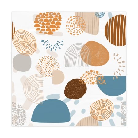Modern Abstract Tablecloth, Chic Dining Look, Bohemian Decor, Kitchen Table Cover, Seasonal Entertaining