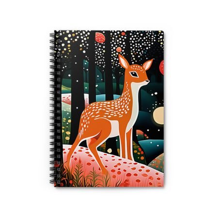 Whimsical Forest Spiral Notebook - Nature Lover Journal, Writing Pad, Gift for Writers, Art Sketchbook, Eco-Friendly Diary