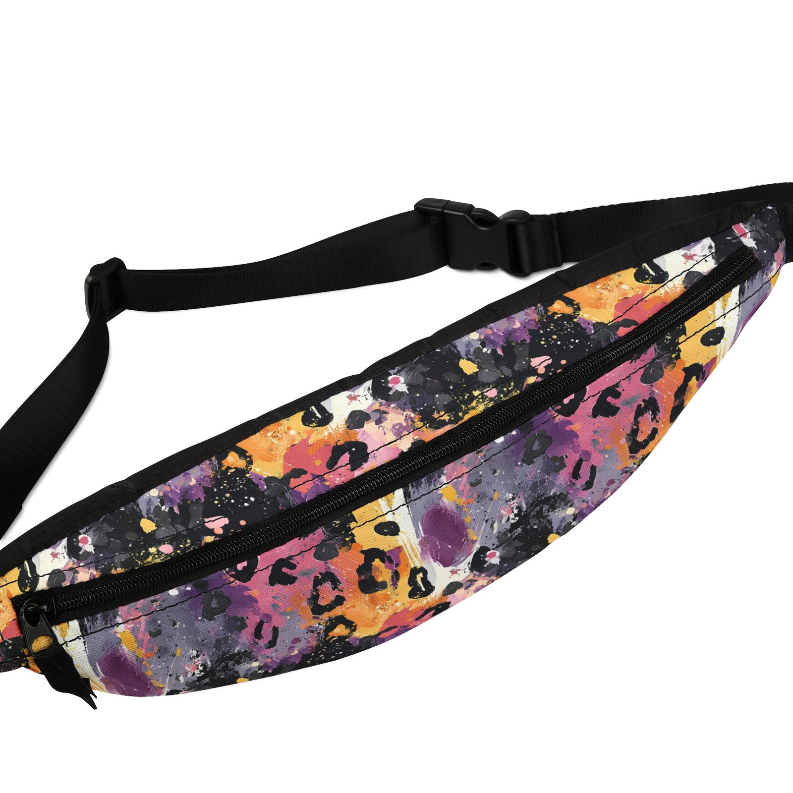 Vibrant Animal Print Fanny Pack - Stylish Waist Bag, Festival Accessory, Travel Companion, Gift for Her, Everyday Essentials - Image 2