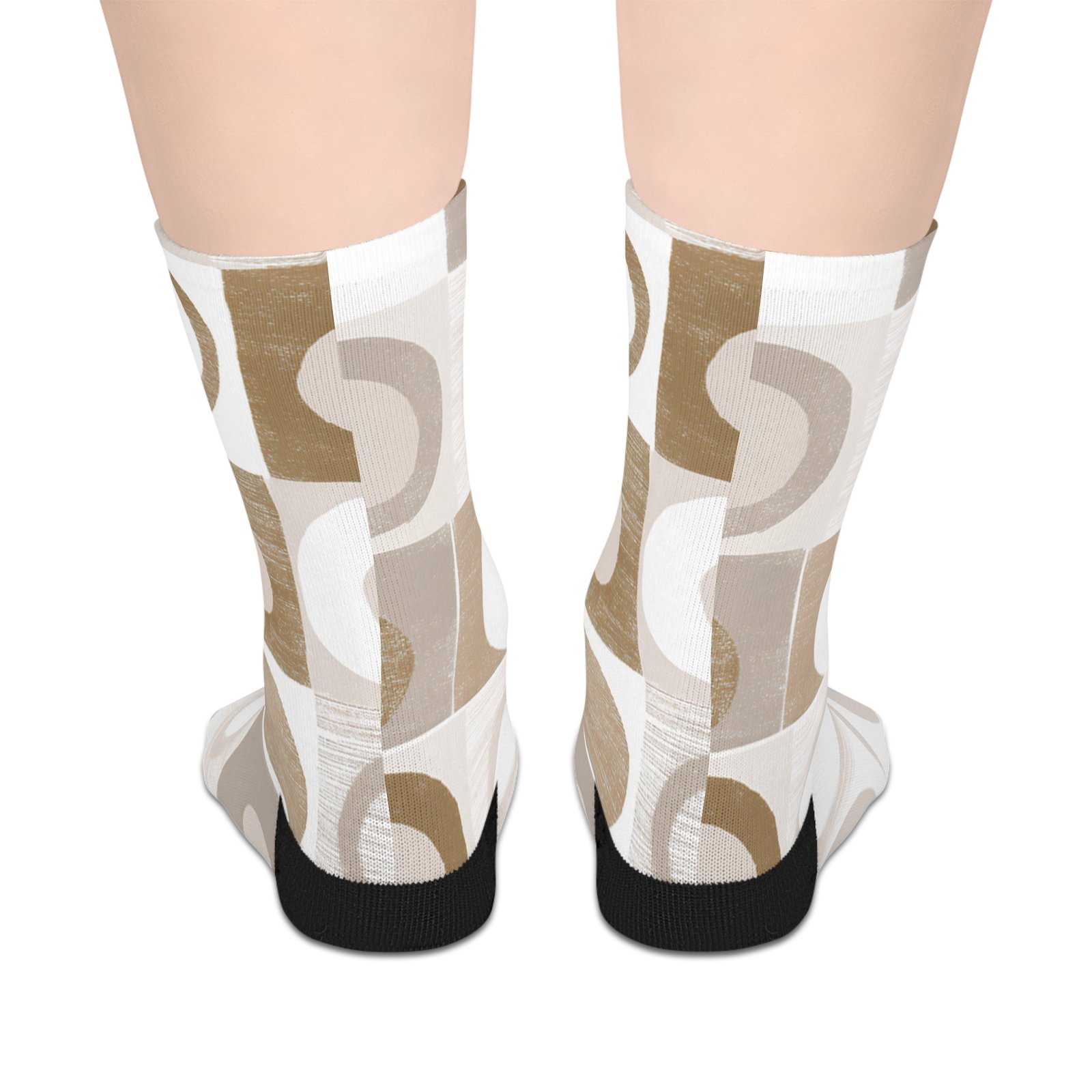 Stylish Mid-Length Socks for Casual Wear, Unique Gift for Her, Trendy Footwear for Home, Fashion Statement, Cozy Comfort Socks - Image 2