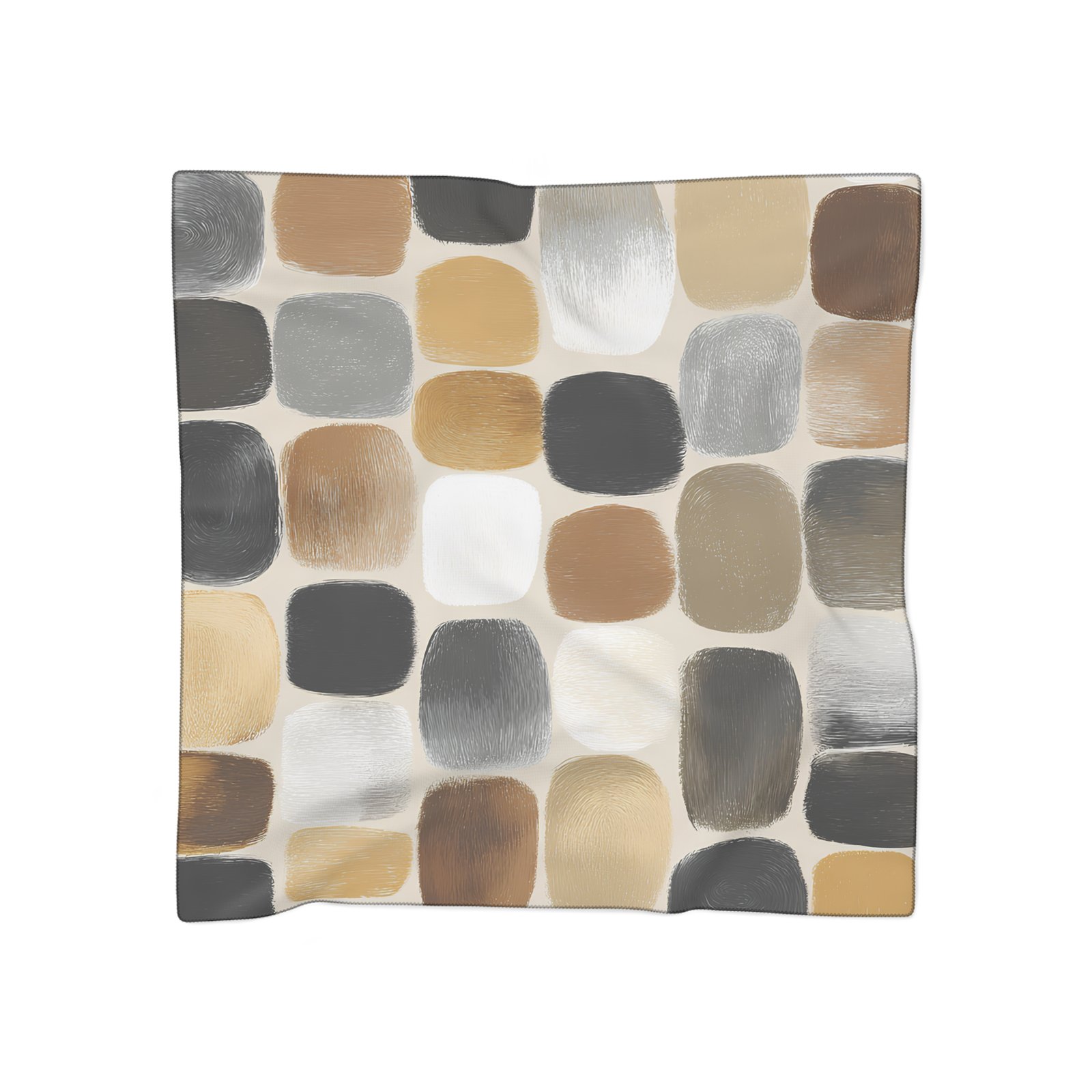 Chic Abstract Polka Dot Poly Scarf | Fashion Accessory, Lightweight Wrap, Trendy Gift for Her, Holiday Scarf - Image 4