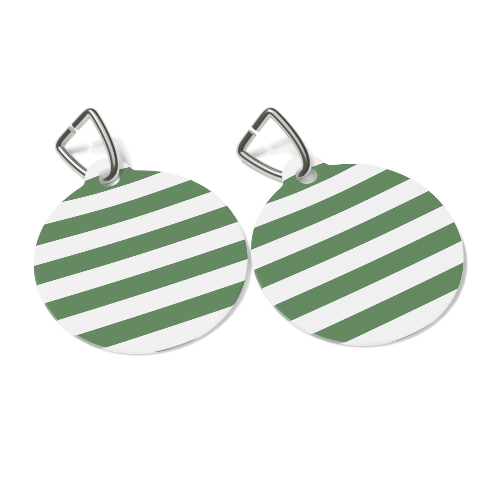 Personalized Pet Tag, Custom Name Tag for Dogs and Cats, Stripe Design Pet ID, Pet Accessory, Unique Dog Tag - Image 3