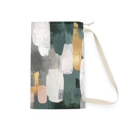Chic Abstract Laundry Bag - Stylish Storage for Home, College, Travel, Gifts, Modern Decor, Eco-Friendly Organization