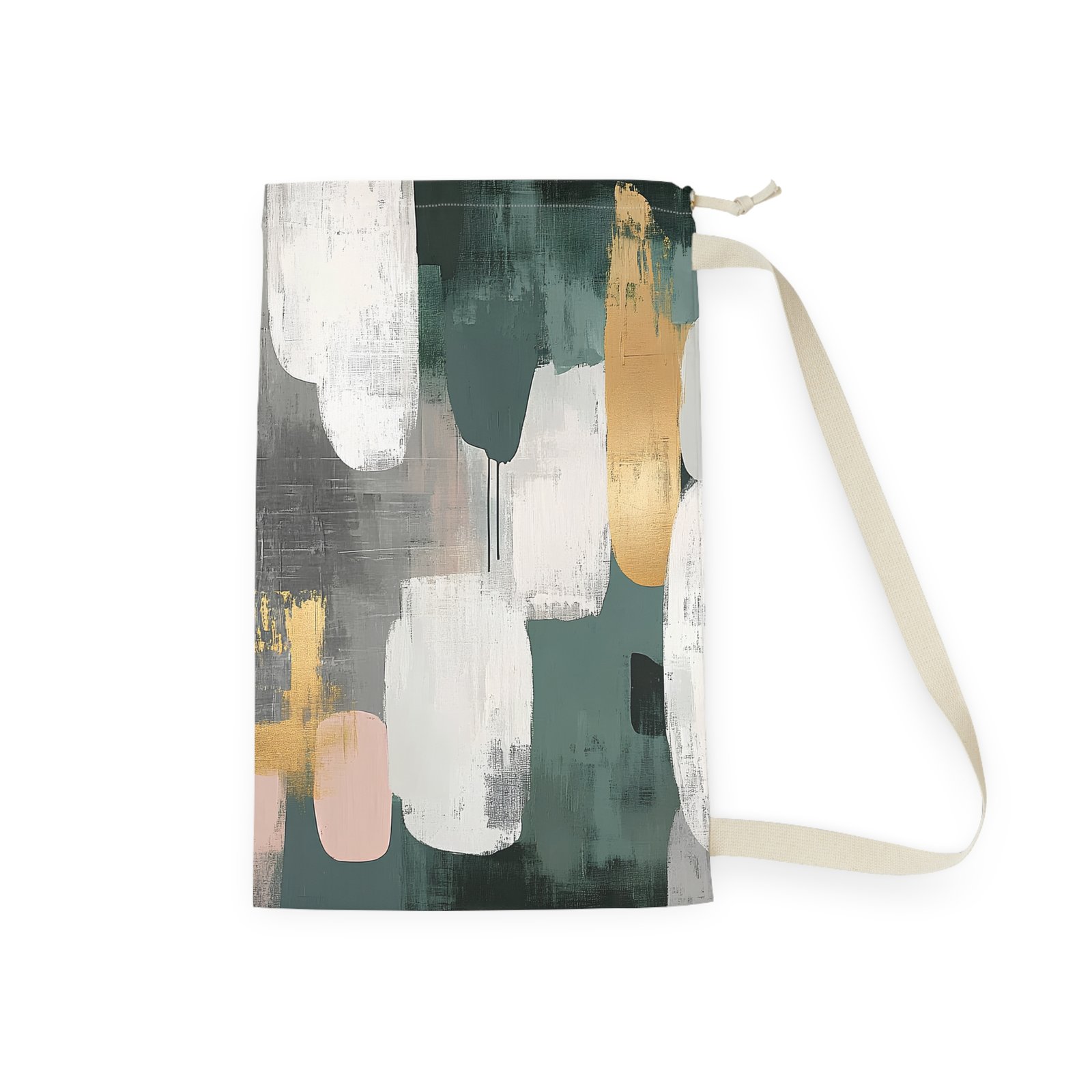 Chic Abstract Laundry Bag - Stylish Storage for Home, College, Travel, Gifts, Modern Decor, Eco-Friendly Organization