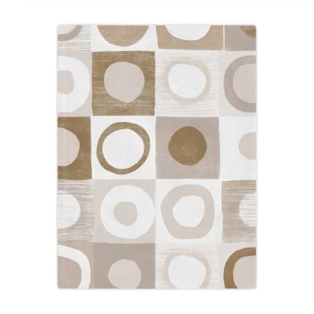 Chic Patterned Minky Blanket, Cozy Throw for Home Decor, Baby Gift, Nursery Accent, Soft Touch for Relaxation, Modern Style