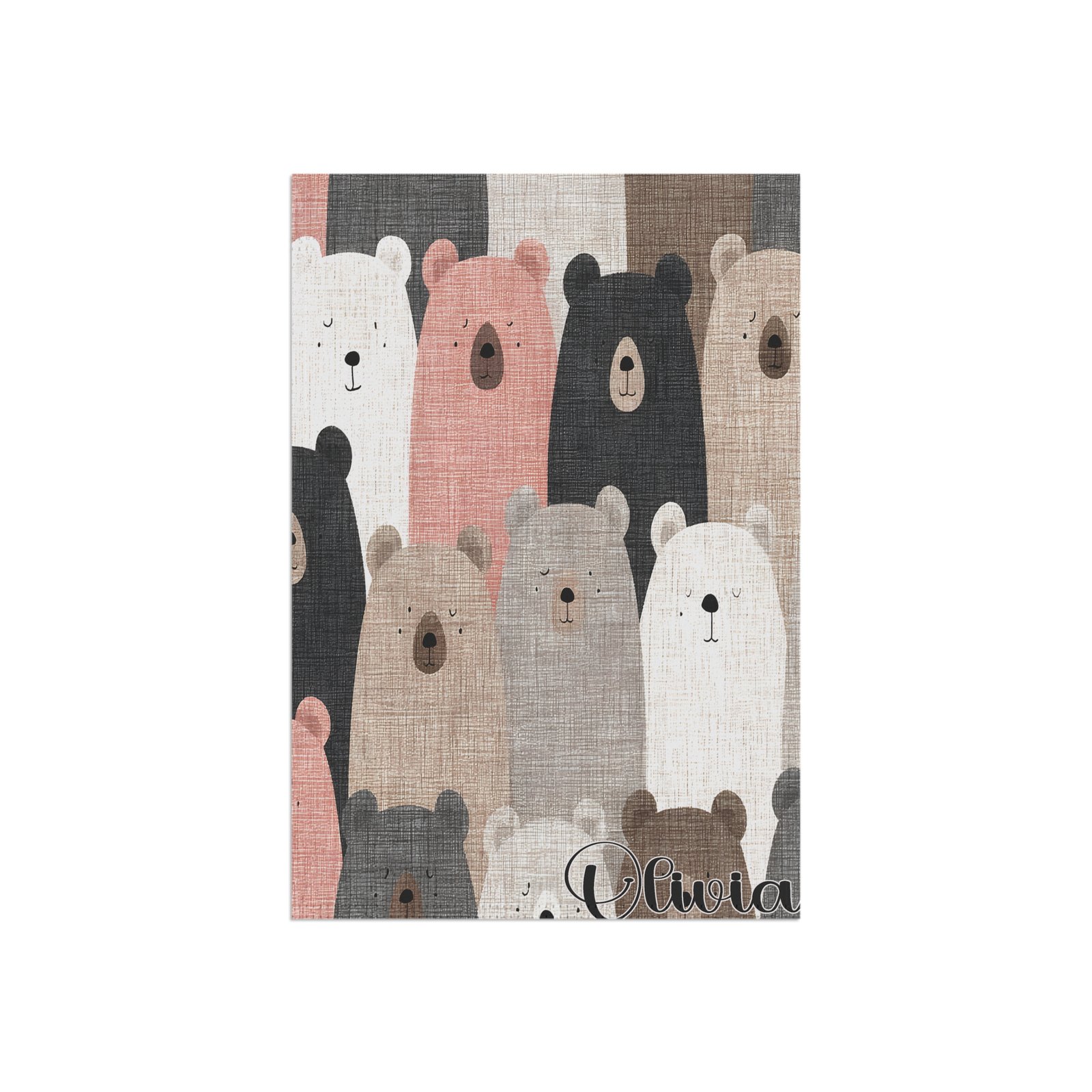 Cozy Bear Garden Banner, Cute House Decor, Outdoor Sign, Welcoming Flag, Animal Decor for Home, Gift for Nature Lovers, Seasonal Decoration - Image 3