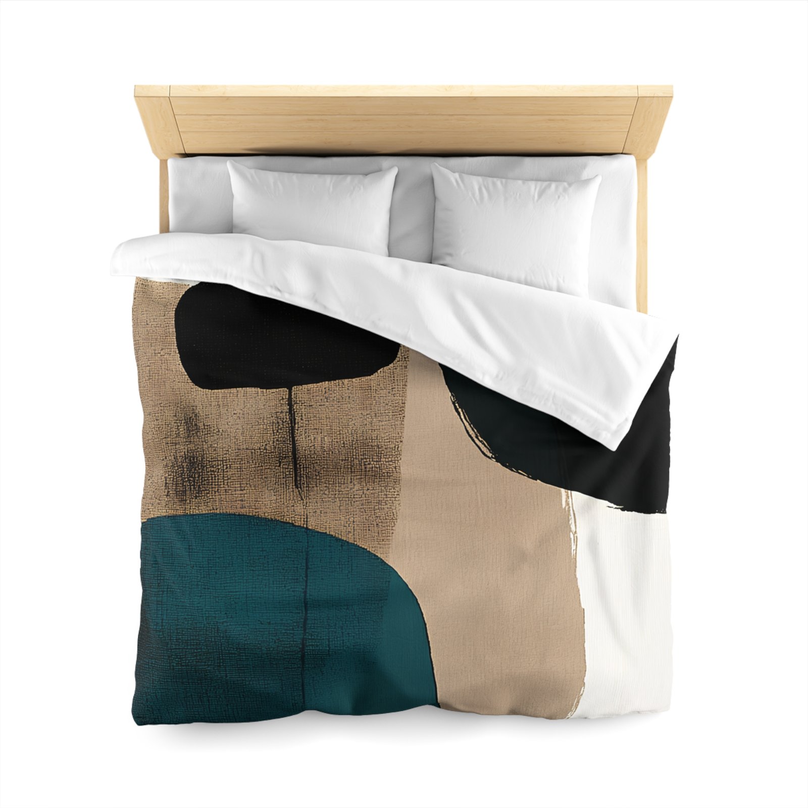 Abstract Art Microfiber Duvet Cover | Modern Home Decor, Cozy Bedding, Bedroom Makeover, Stylish Gift, Minimalist Comfort - Image 11