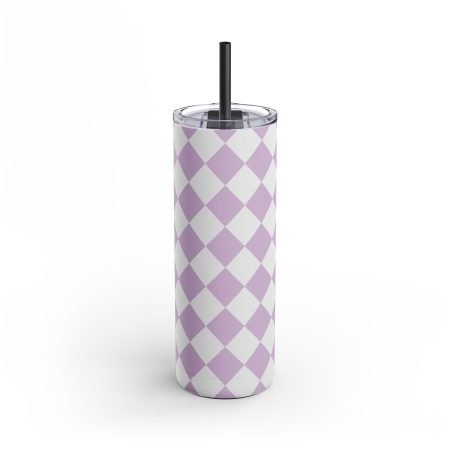 Chic Lavender Tumbler - 20oz, Stylish Drinkware, Perfect Gift, Reusable Travel Cup, Coffee Lover's Best Friend, Eco-friendly Hydration