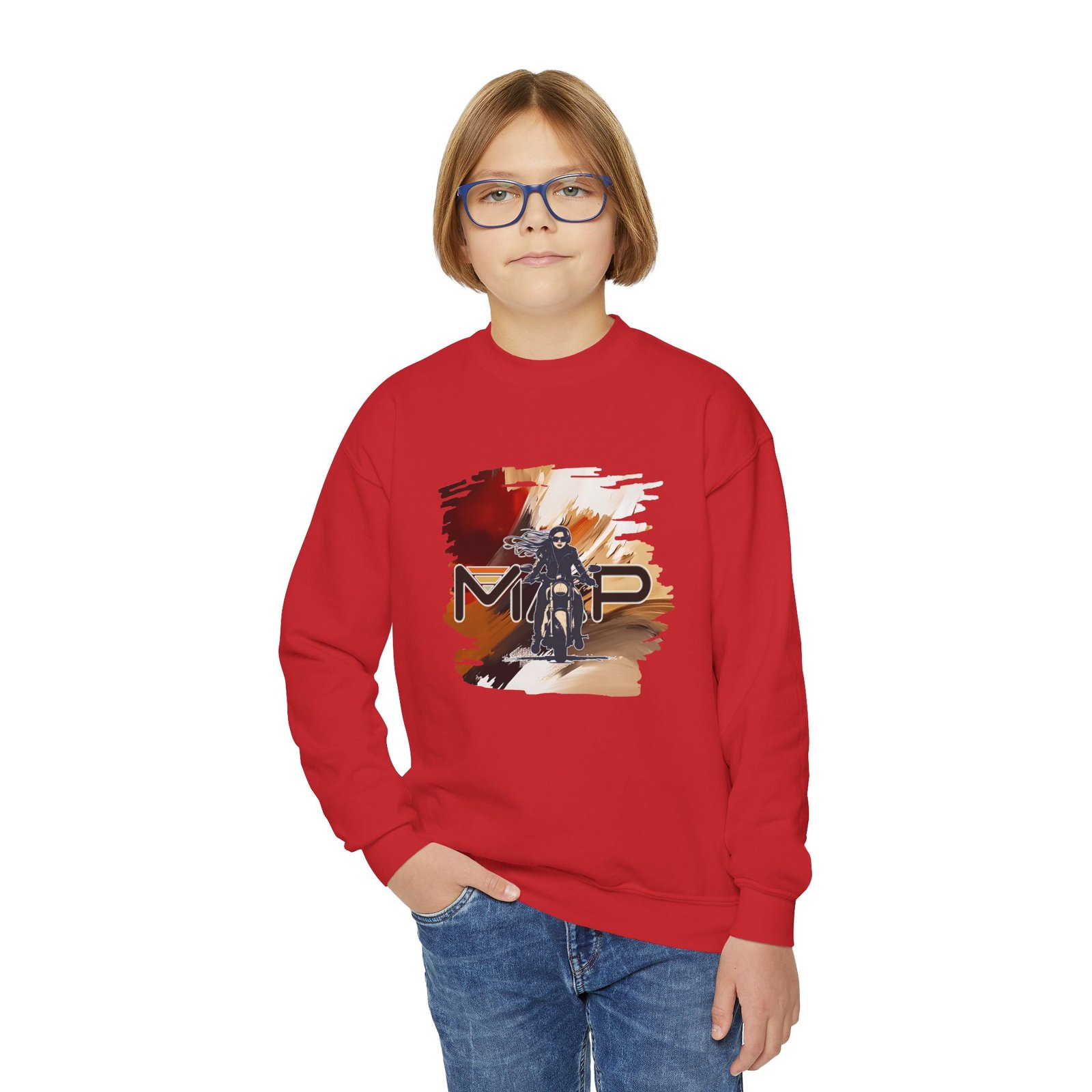 Youth Crewneck Sweatshirt for Adventurous Spirits | Cool Graphic Gear for Kids, Perfect for Casual Days, Birthdays, Holidays - Image 35