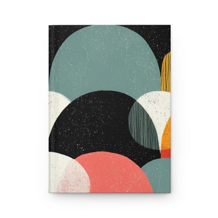 Colorful Abstract Hardcover Journal for Creative Minds, Artistic Planner, Gift for Writers, Daily Diary, Eco-Friendly Journal