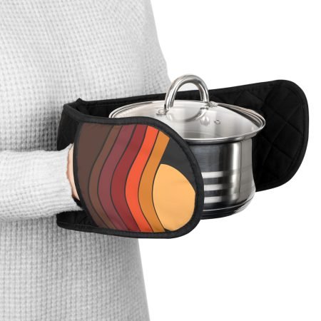 Stylish Oven Mitts for Home Cooking, Unique Kitchen Gift, Cooking Accessories, Baking Supplies, Modern Kitchen Decor