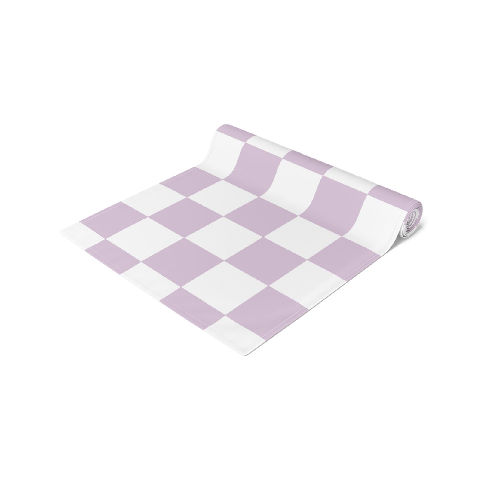 Chic Purple Checkered Table Runner | Dining Decor, Wedding Centerpiece, Farmhouse Style, Party Table, Holiday Table Setting - Image 2