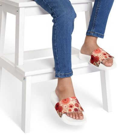 Youth Floral Print Sandals - Trendy Summer Footwear, Fun Beach Slides, Comfortable Kids' Slip-Ons, Stylish Pool Sandals, Perfect for [...]