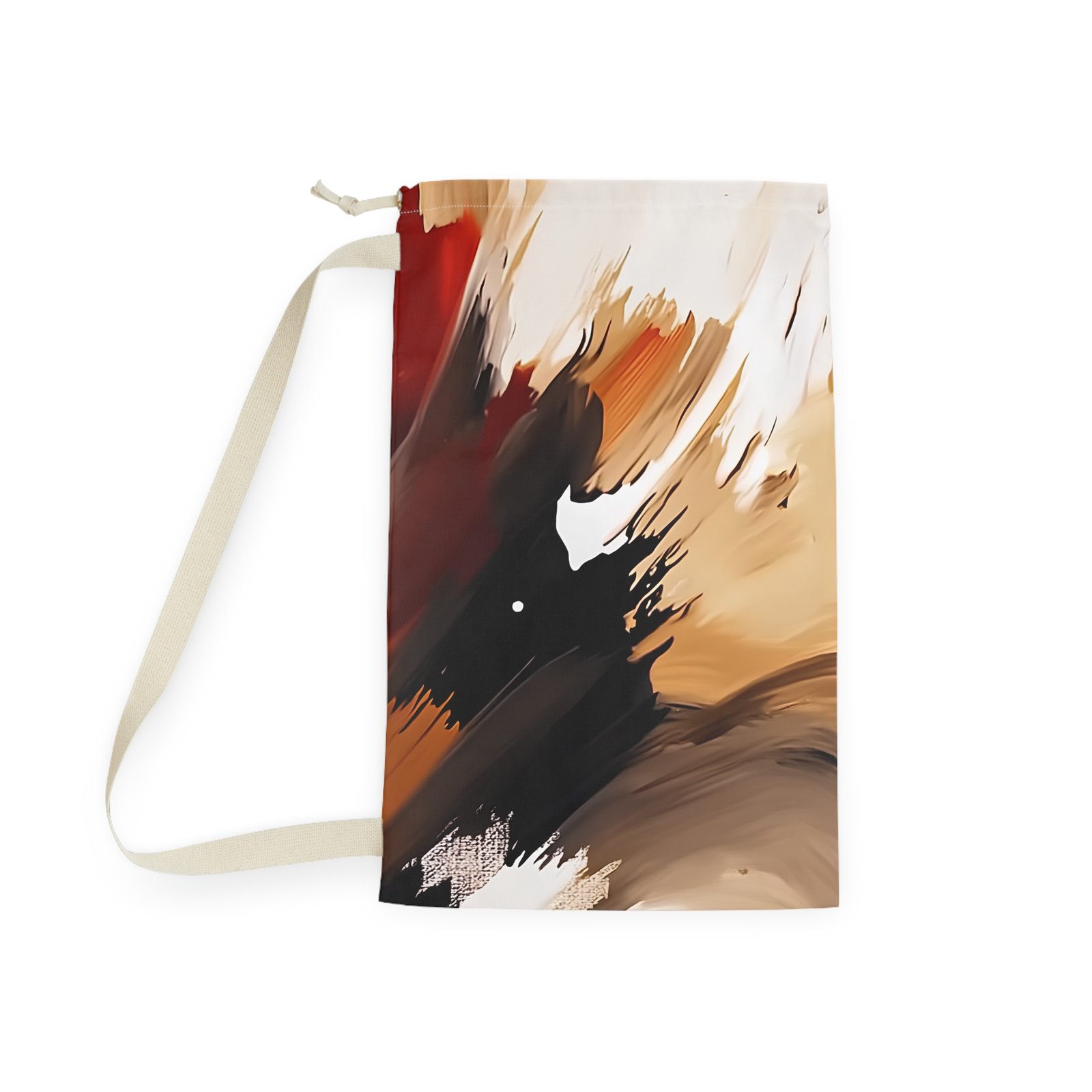 Chic Abstract Laundry Bag, Stylish Hamper, Modern Laundry Storage, Unique Gift for Students, Boho Home Decor, Laundry Day Essential - Image 2