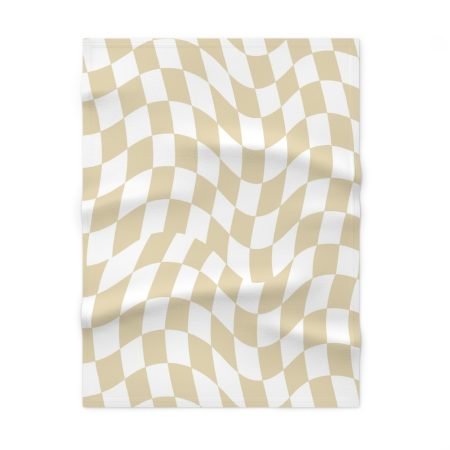 Cozy Fleece Baby Blanket | Soft Checkered Nursery Decor, Perfect Baby Shower Gift, Newborn Essential, Playtime Throw, Crib Accessory