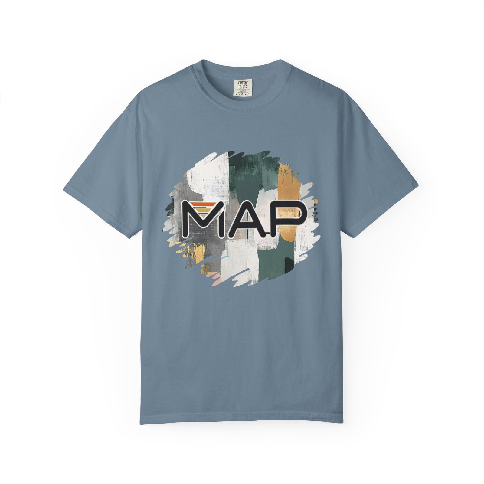 Map-Inspired Unisex Garment-Dyed T-Shirt for Travel Lovers, Casual Wear, Gifts, Outdoor Adventures, Wanderlust Fashion - Image 29