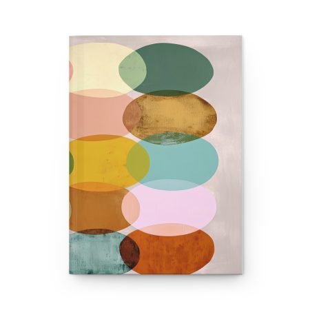 Chic Abstract Hardcover Journal | Colorful Notebook for Daily Thoughts, Creative Writing, Gift for Artists, Journal for Women