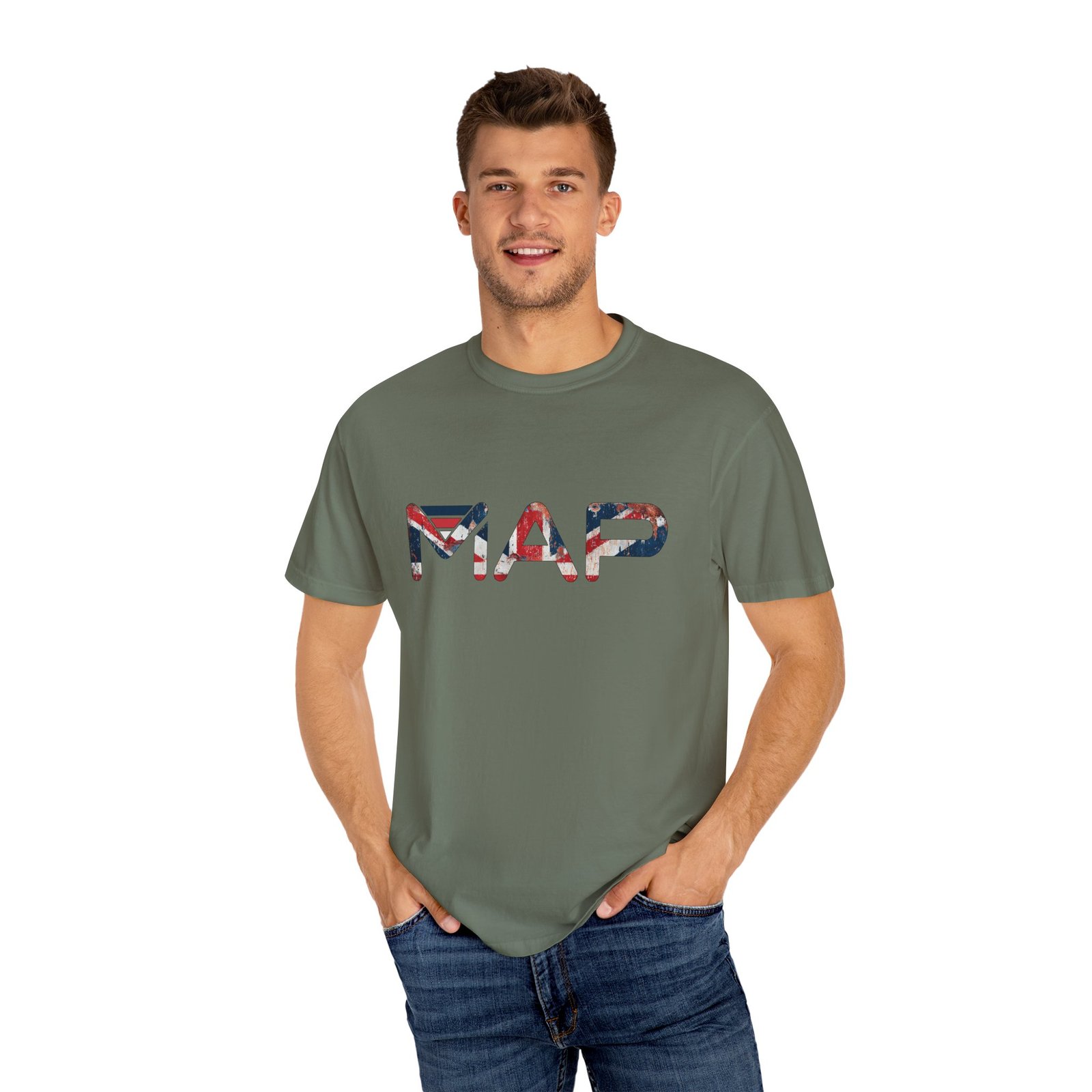 Map Graphic Unisex Garment-Dyed T-Shirt, Travel Tee, Casual Wear, Adventure T-Shirt, Gift for Travelers, Summer Wardrobe - Image 40