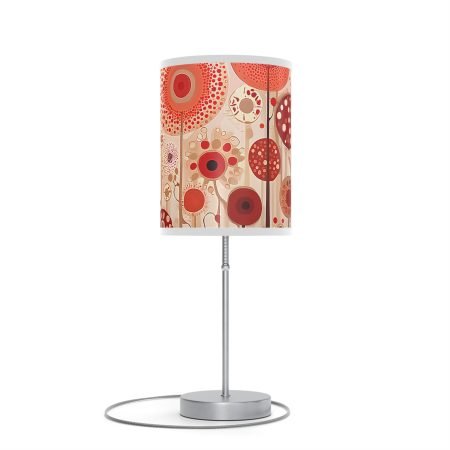 Stylish Floral Table Lamp, Modern Home Decoration, Bedroom Lighting, Artistic Gift for Her, Unique Nightstand Lamp