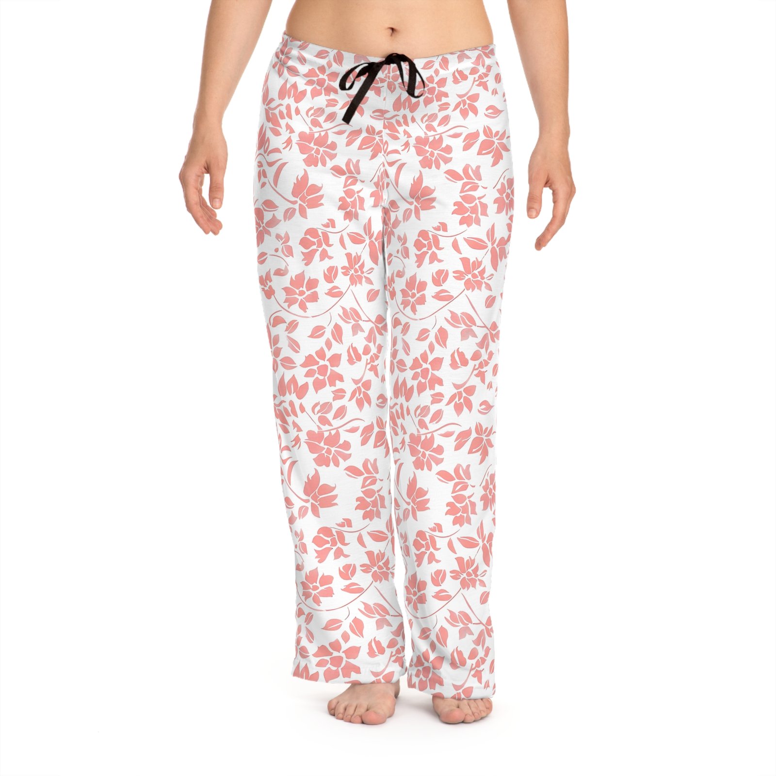 Blossom Floral Women's Pajama Pants, Comfy Sleepwear, Cozy Loungewear, Ideal for Relaxation, Perfect Gift for Her - Image 3