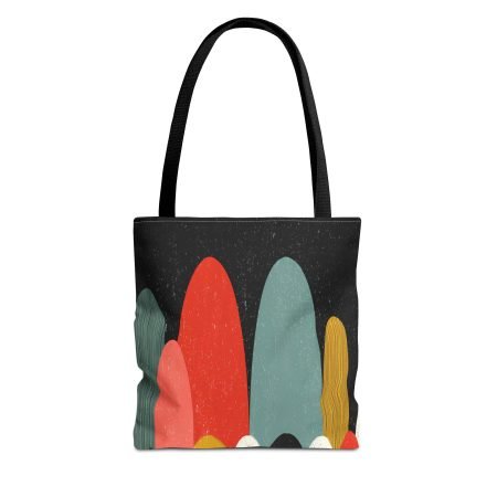 Vibrant Canvas Tote Bag | Colorful Shopping Bag, Beach Tote, Eco-Friendly Bag, Gift for Her, Art Lover's Accessory