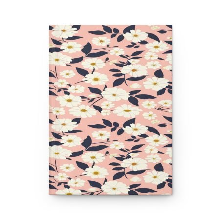 Floral Hardcover Journal for Writers, Daily Planner, Gift for Her, Spring Notebook, Personalized Stationery