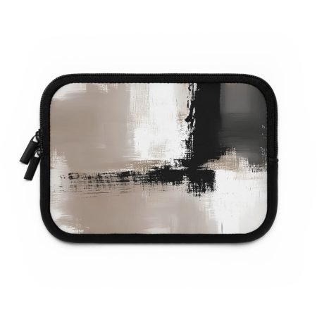 Modern Abstract Laptop Sleeve | Designer Tech Case for Professionals, Gift for Students, Minimalist Style, Tech Accessories, Black and [...]