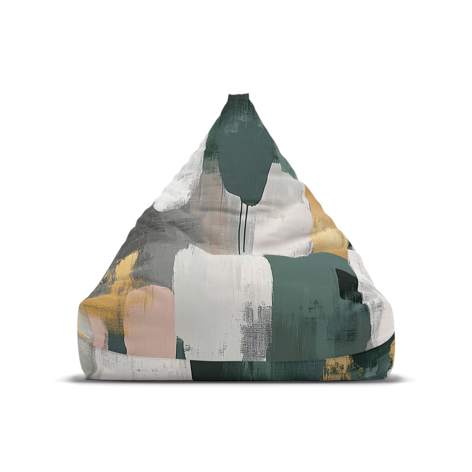 Artistic Bean Bag Chair Cover, Cozy Home Decor, Modern Seating, Lounge Room Accessory, Relaxation Gift, Stylish Furniture Upgrade - Image 5