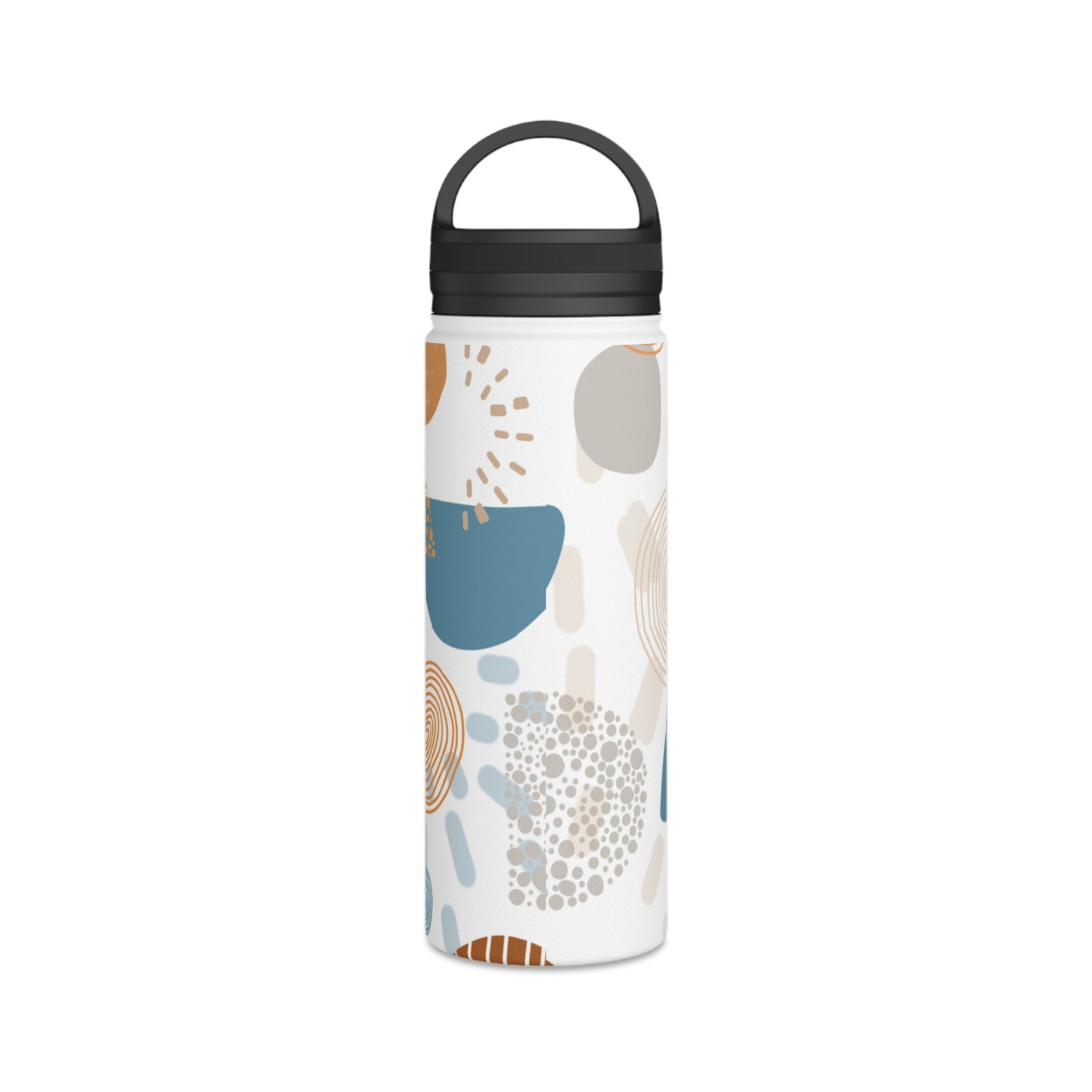 Modern Abstract Stainless Steel Water Bottle, Eco-Friendly Drinkware, Fitness Hydration, Travel Accessory, Unique Gift - Image 6