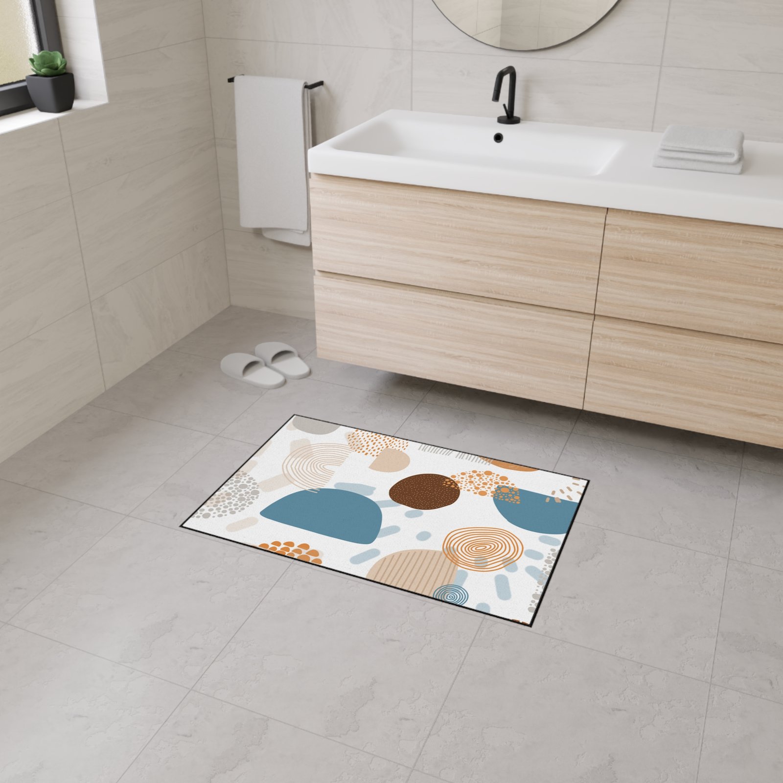 Stylish Heavy Duty Floor Mat - Durable Entryway Decor, Home Kitchen Mat, Non-Slip Area Rug, Modern Design, Versatile Indoor Use - Image 11