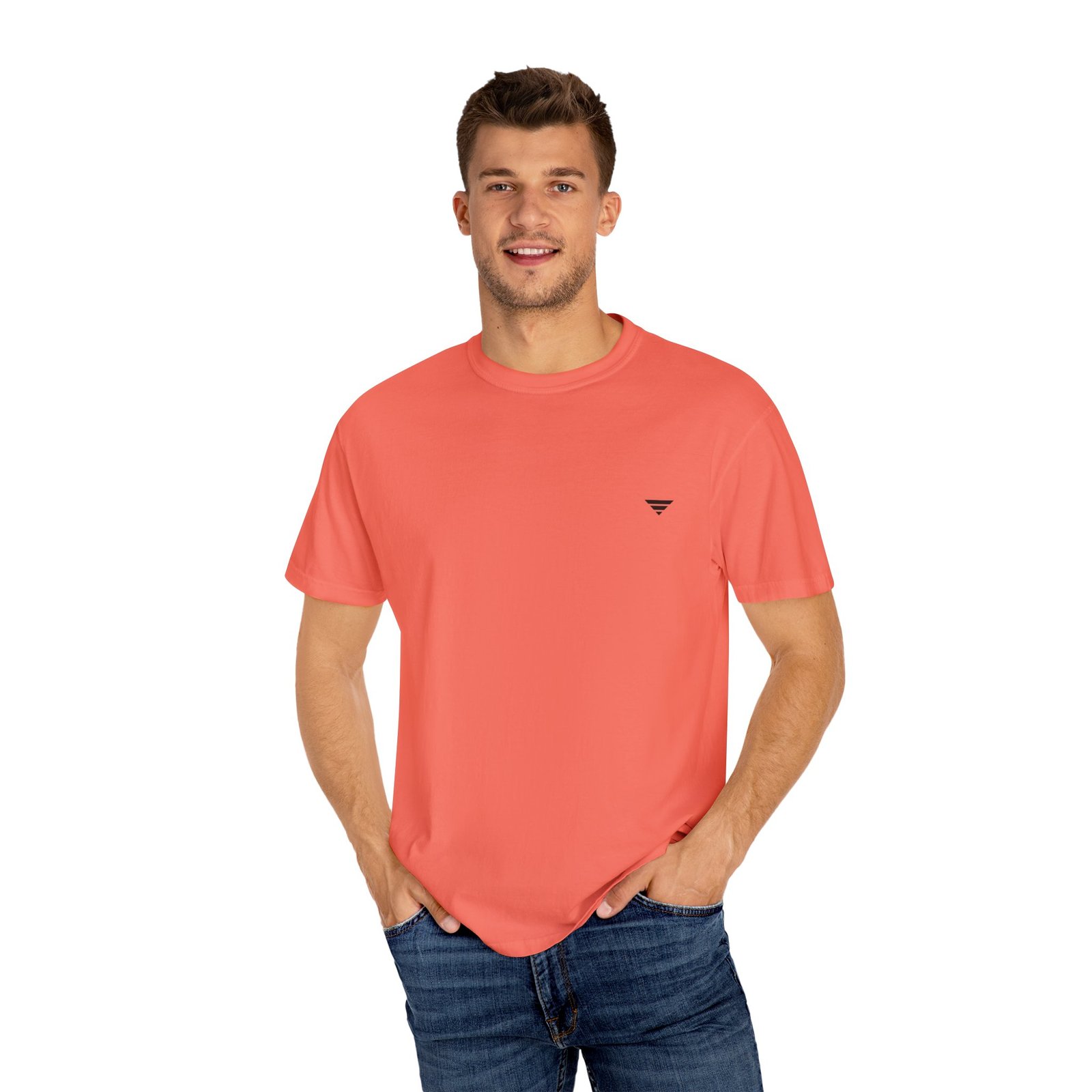 Stylish Unisex Garment-Dyed T-Shirt, Soft Casual Tee, Everyday Wear, Gift for Him/Her, Summer Essential, Minimalist Design - Image 12