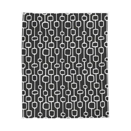 Cozy Geometric Velveteen Plush Blanket for Home Decor, Gift for Her, Soft Throw Blanket, Living Room Accents, Modern Sofa Cover