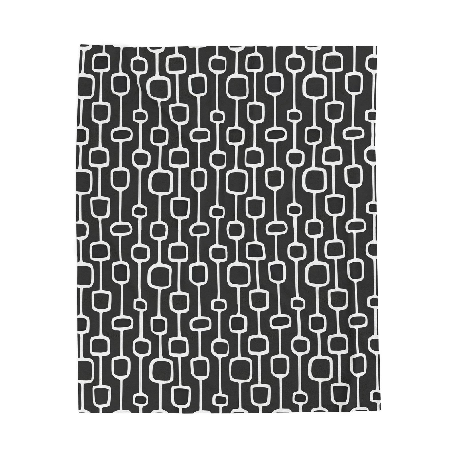 Cozy Geometric Velveteen Plush Blanket for Home Decor, Gift for Her, Soft Throw Blanket, Living Room Accents, Modern Sofa Cover