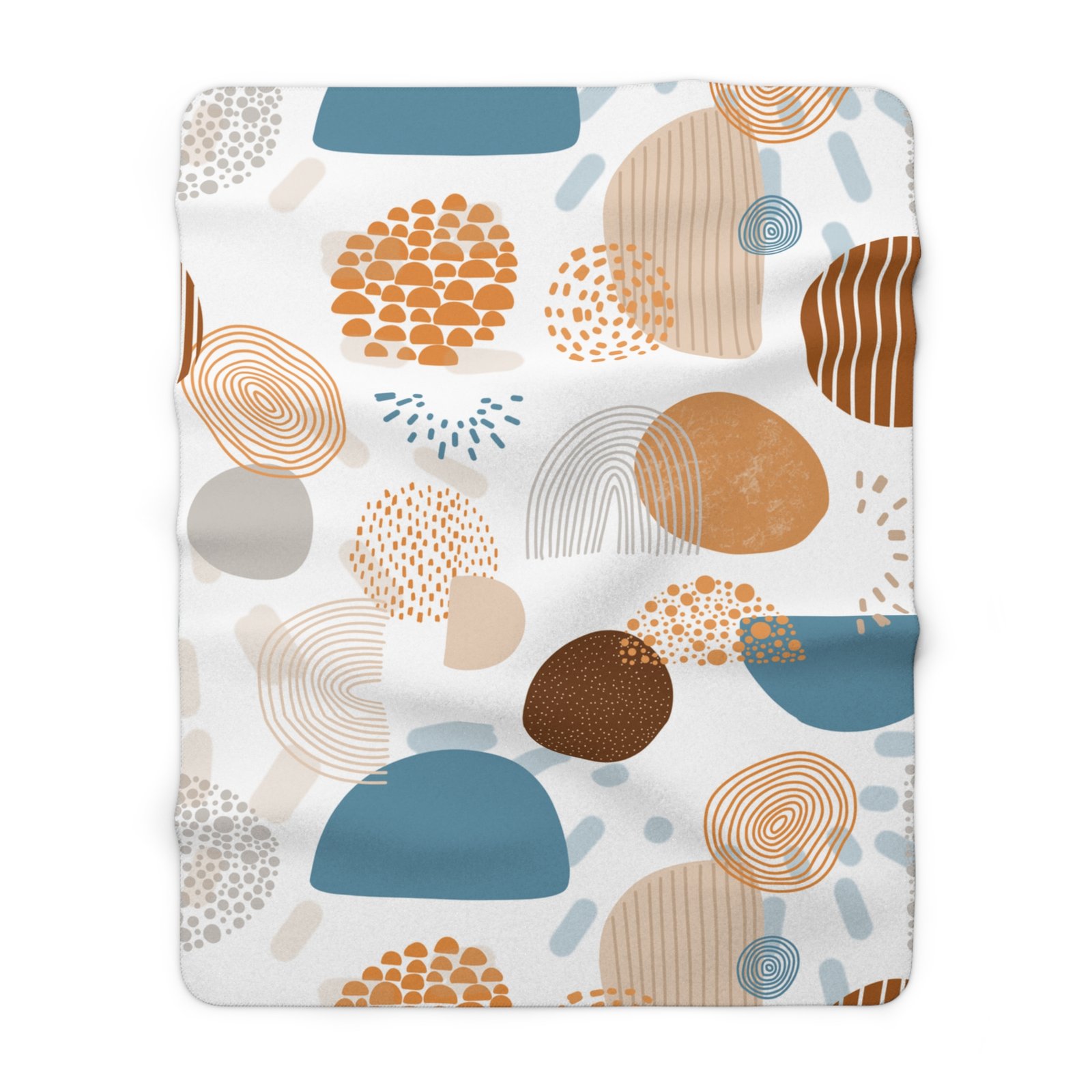 Cozy Earth Tone Sherpa Fleece Blanket | Soft Throw for Home Decor, Relaxation, Gift Idea, Modern Minimalist Style, Cozy Living - Image 5