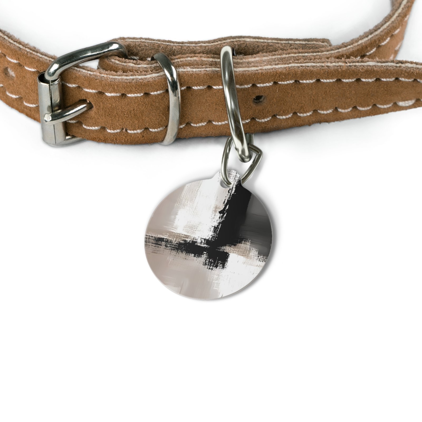 Chic Modern Pet Tag - Stylish Dog ID Tag, Cat Name Tag, Personalized Pet Accessory, Unique Pet Gift, Minimalist Pet Jewelry - Image 4