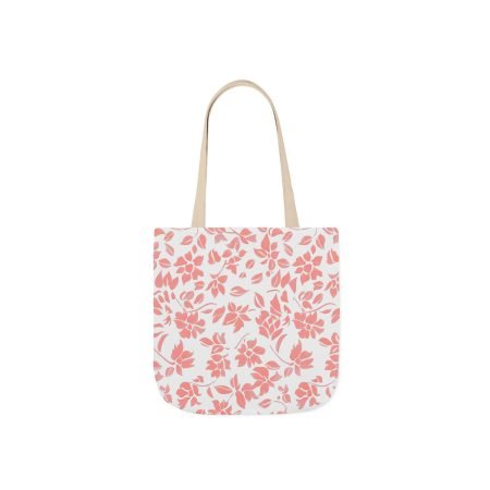 Floral Canvas Tote Bag, Stylish Grocery Bag, Eco-Friendly Shopping Tote, Beach Bag, Gift for Her, Spring Accessory