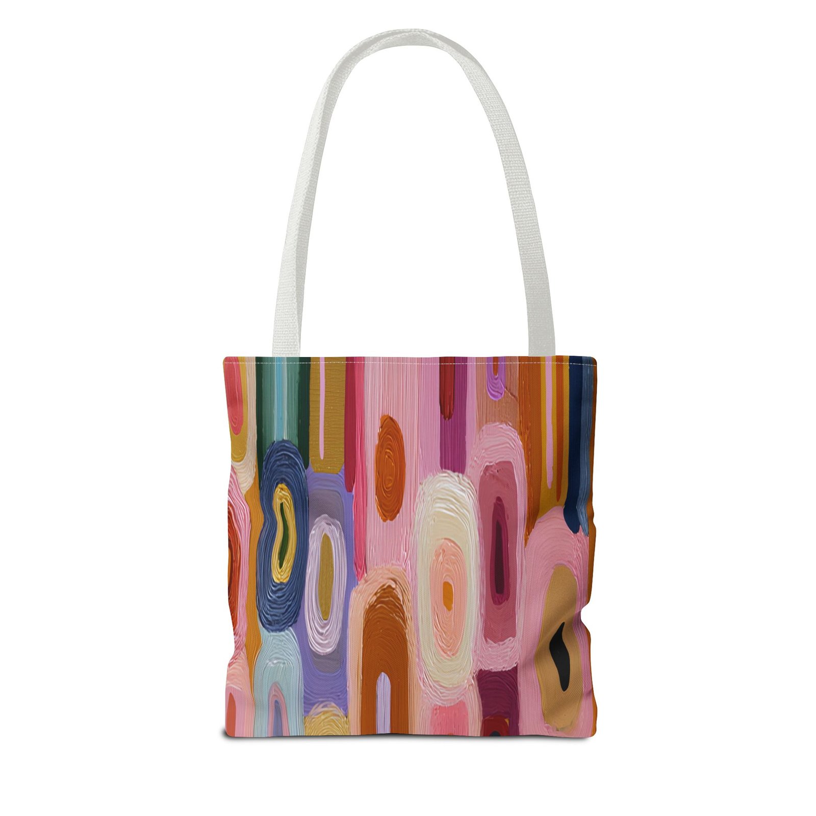 Colorful Abstract Tote Bag, Chic Handbag for Everyday Use, Stylish Beach Tote, Perfect Gift for Art Lovers, Travel Accessory - Image 10