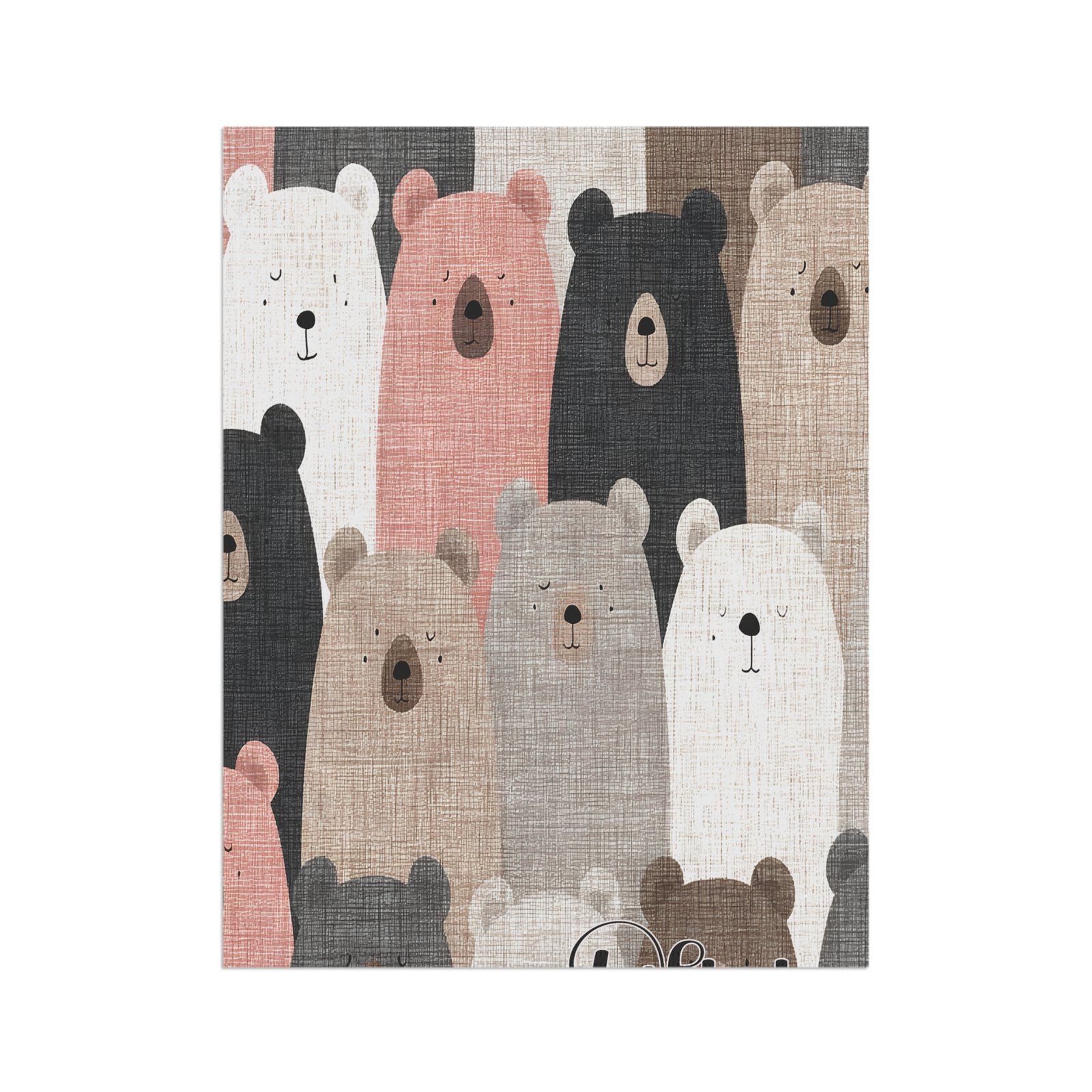 Cozy Bear Garden Banner, Cute House Decor, Outdoor Sign, Welcoming Flag, Animal Decor for Home, Gift for Nature Lovers, Seasonal Decoration - Image 7