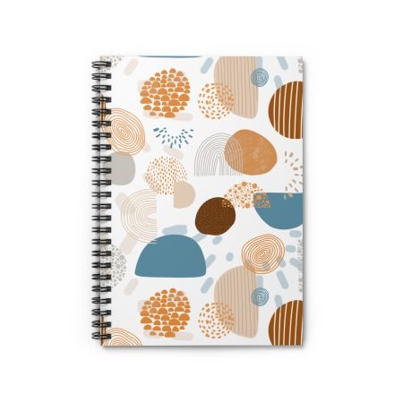 Artistic Spiral Notebook - Ruled Line, Eco-Friendly Journal, Creative Writing, Note Taking, School Supplies, Gift for Students