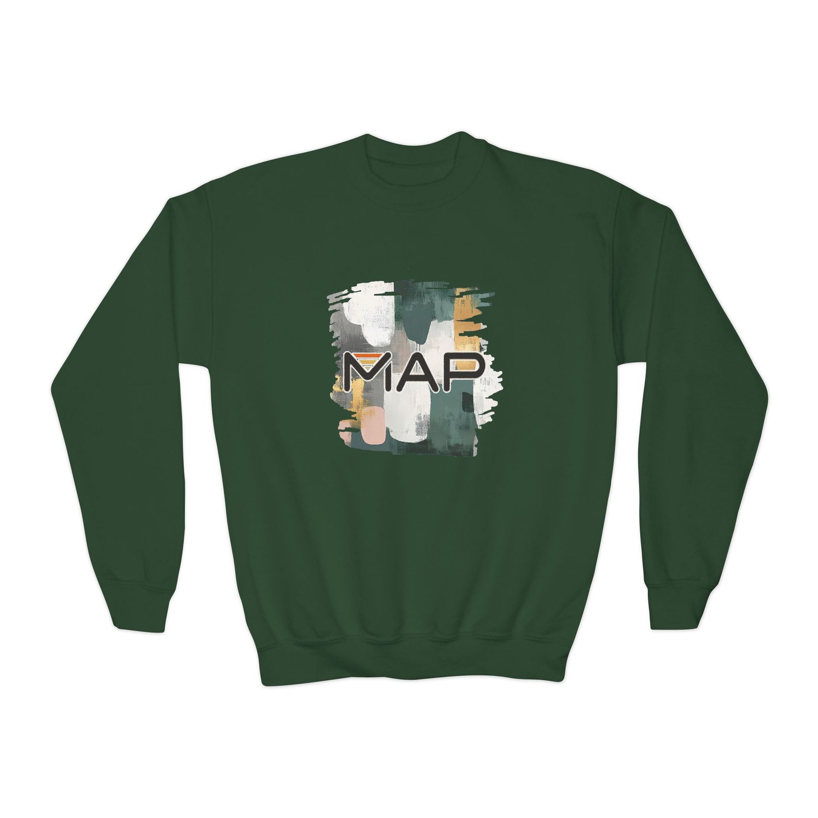 Stylish Youth Crewneck Sweatshirt with Abstract Map Design, Cozy Pullover for Teens and Kids, Perfect Gift for Holidays and Everyday Wear - Image 17
