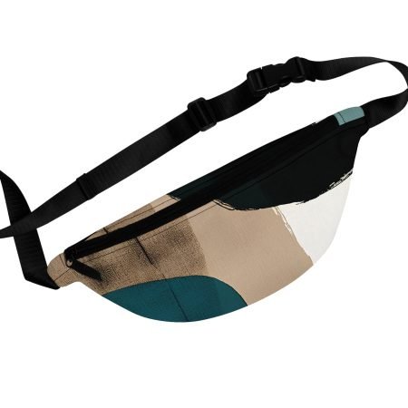 Trendy Fanny Pack with Abstract Design - Perfect for Festivals, Travel, Everyday Use, Hipster Style, Party Accessory