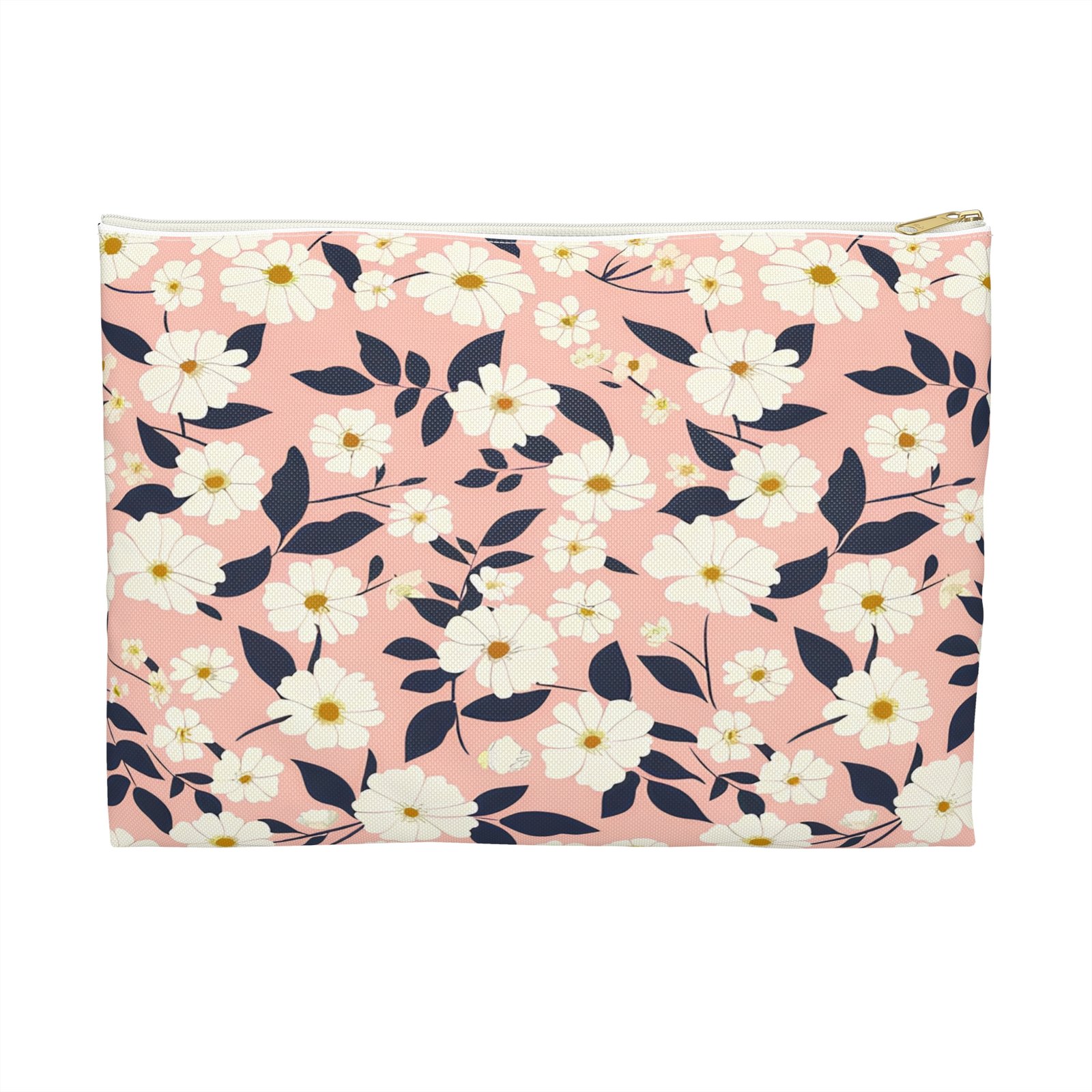 Floral Accessory Pouch, Cute Makeup Bag, Stylish Organizer, Floral Design Gift, Everyday Carryall, Gift for Her, Travel Essentials - Image 5