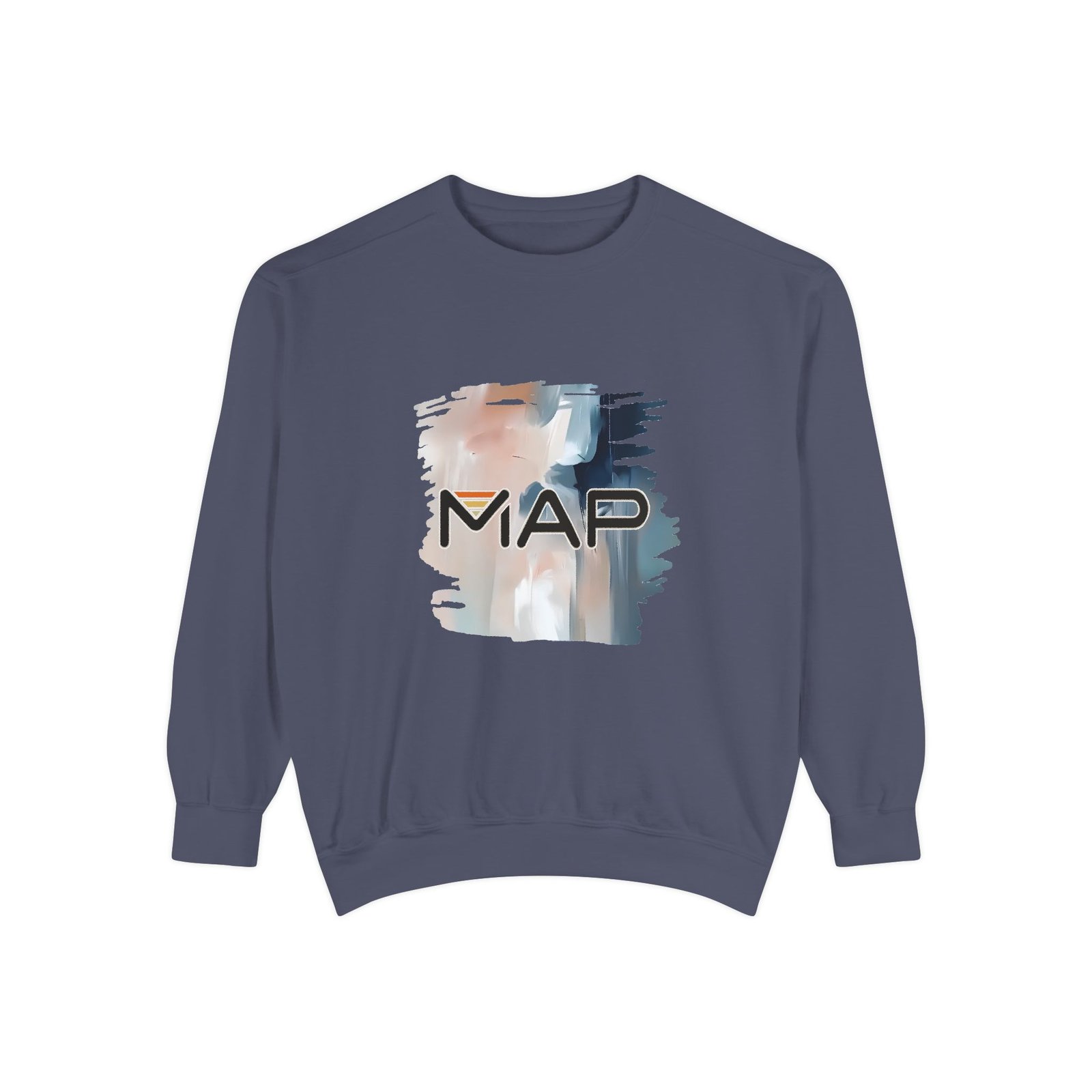 Map-Inspired Unisex Garment-Dyed Sweatshirt | Cozy Casual Wear, Perfect for Travel, Gift for Map Lovers, Fall Fashion, Unisex Sweaters - Image 33