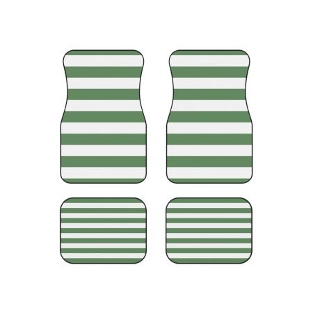 Stylish Striped Car Mats Set of 4 - Perfect for Home Decor, Gift Ideas, Seasonal Celebrations, Road Trips, Car Accessories
